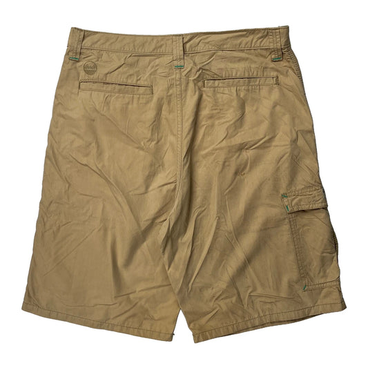 Columbia Cargo Shorts - 32W 10L Beige Cotton Blend
