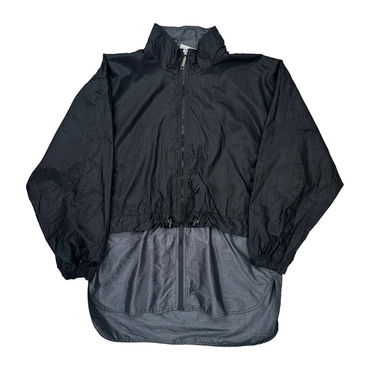 Reebok Windbreaker - Small Grey Nylon
