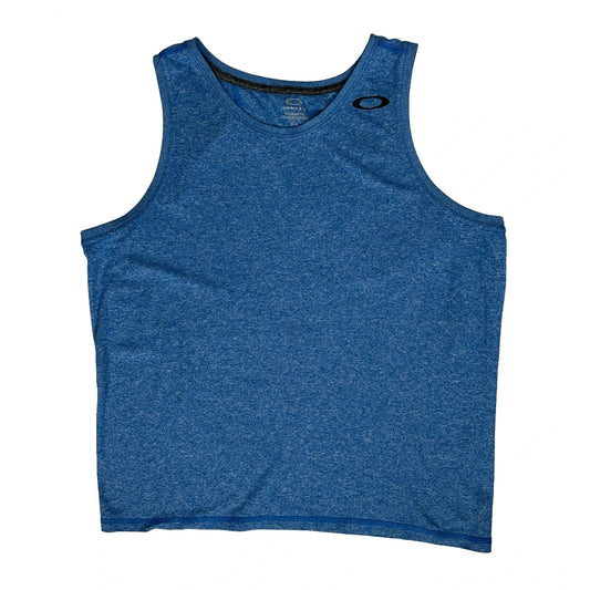 Vintage Oakley Vest - Large Blue Polyester