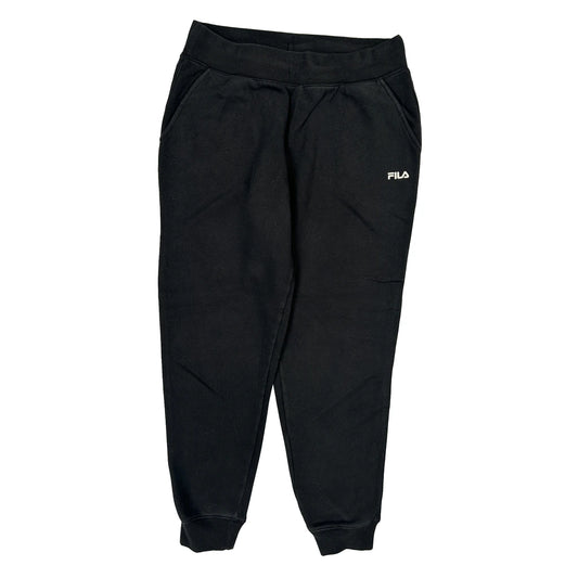 Vintage Fila Joggers - Large Black Cotton