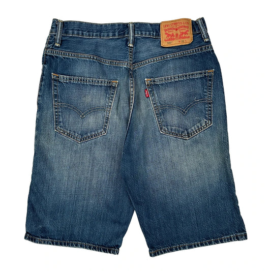 Levis Denim Shorts - 31W 12L Blue Cotton
