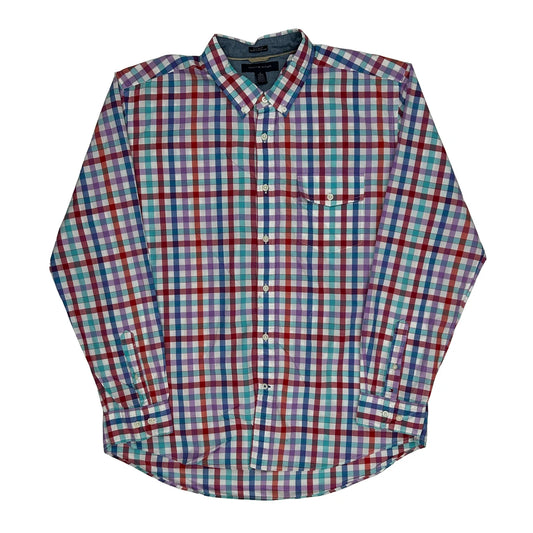 Tommy Hilfiger Checked Shirt - XL Multicoloured Cotton