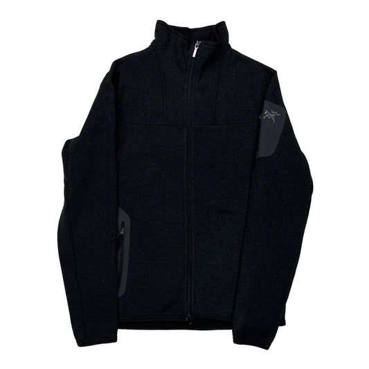 Arc''Teryx Fleece Jacket - Large Black Polyester
