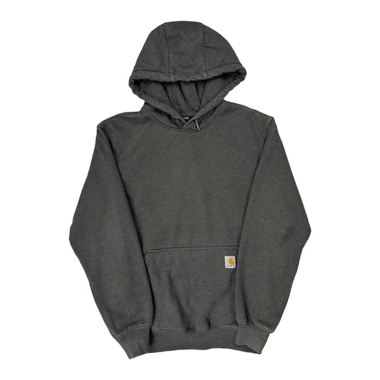 Vintage Rain Defender Carhartt Hoodie - Small Grey Cotton Blend