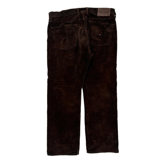 Tommy Hilfiger Cord Trousers - 36″ Waist Brown Corduroy