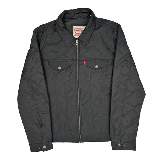 Vintage Levis Jacket - Large Black Nylon
