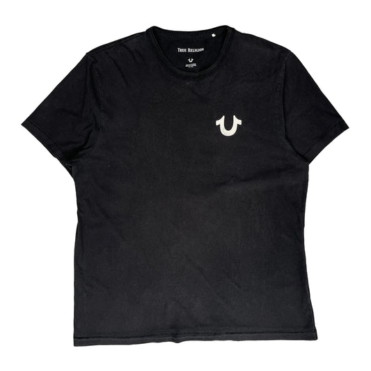 True Religion Graphic T-Shirt - 2XL Black Cotton