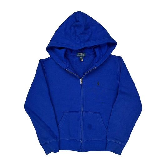 Age 10-12 Polo By Ralph Lauren Hoodie - Medium Blue Cotton