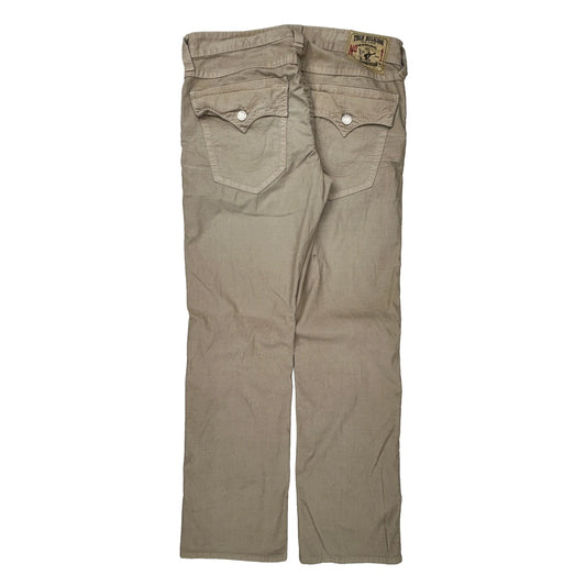 True Religion Jeans - 34W 31L Beige Cotton