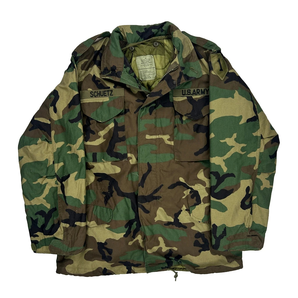 U.S. Army Unbranded Jacket - Small Camo Polyester – Thrifted.com