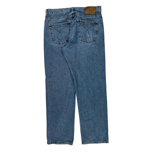Calvin Klein Jeans - 33W 32L Blue Cotton