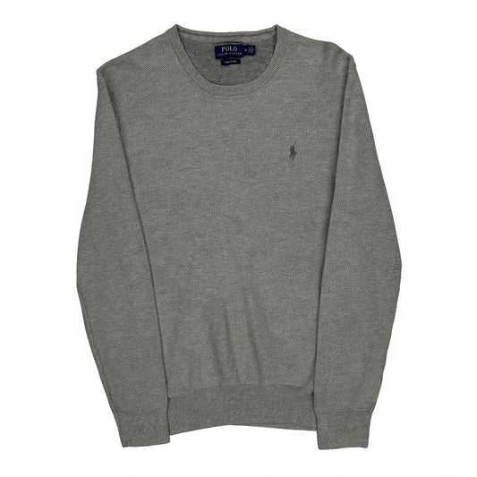 Polo By Ralph Lauren Jumper - Medium Grey Cotton