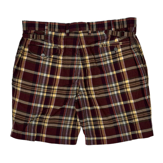 Polo By Ralph Lauren Checked Shorts - 35W 8L Multicoloured Cotton