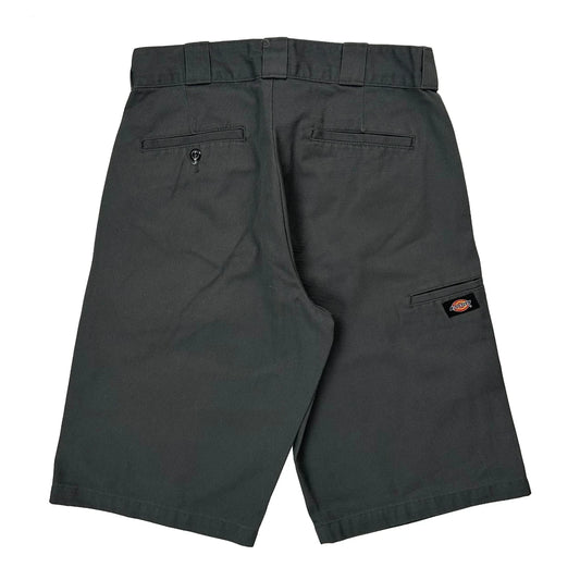 Dickies Baggy Chino Shorts - 30W 12L Grey Polyester Blend