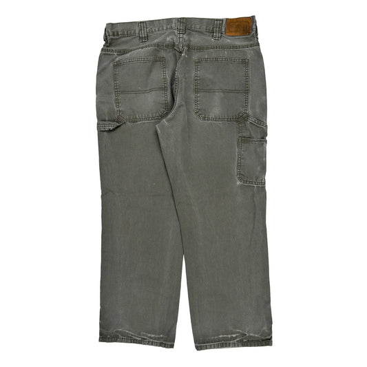 Schmidt Cargo Carpenter Trousers - 36W 30L Grey Cotton
