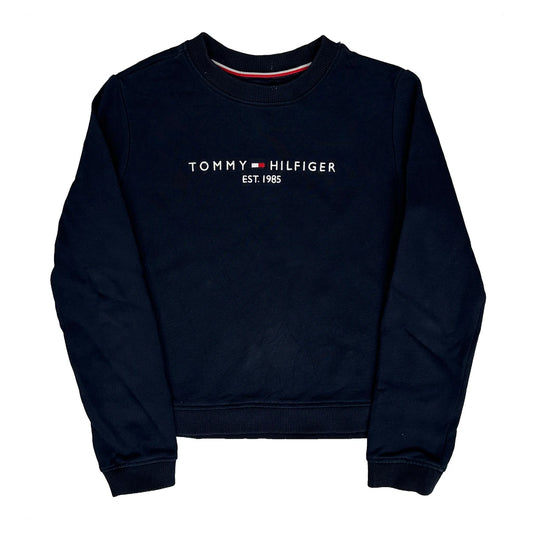 Age 8-10 Tommy Hilfiger Sweatshirt - Medium Navy Cotton