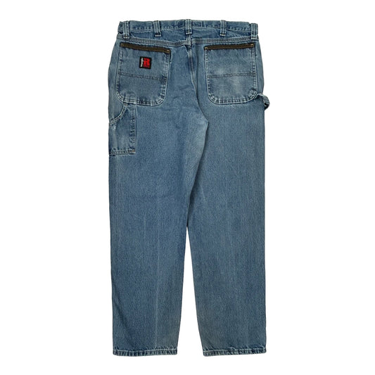 Wrangler Carpenter Jeans - 36W 34L Blue Cotton