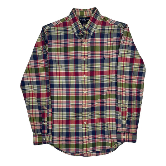 Ralph Lauren Checked Shirt - Medium Multicoloured Cotton
