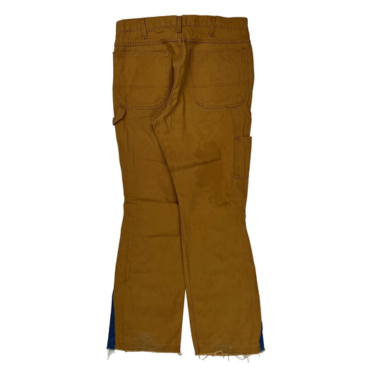 Chieffin Heavily Dickies Carpenter Pants - 33W 33L Brown Cotton