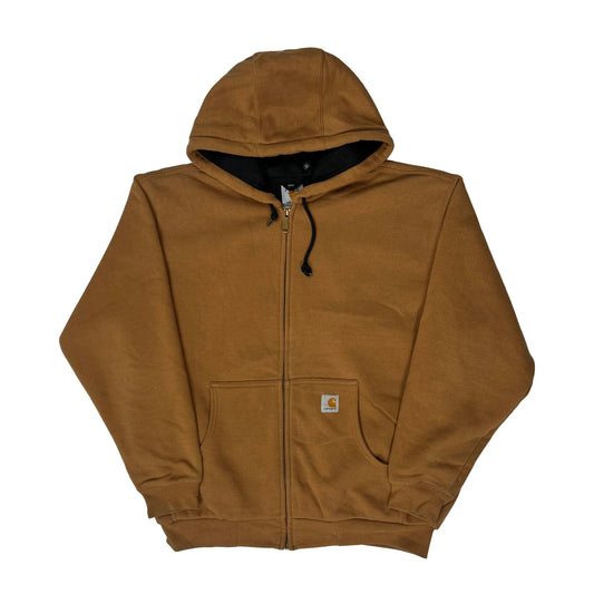 Carhartt Hoodie - Large Brown Cotton Blend