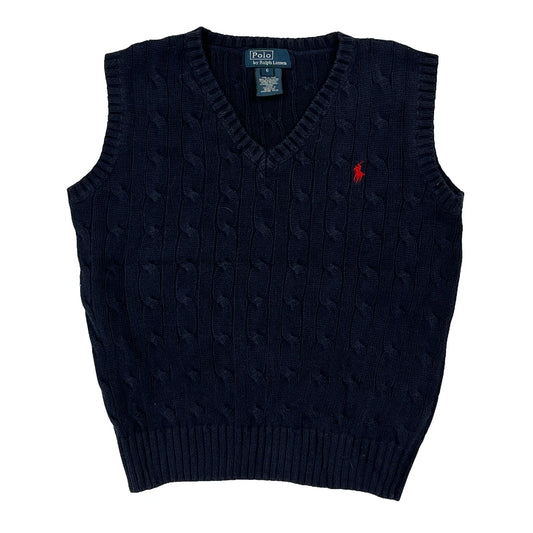 Age 6 Polo By Ralph Lauren Sweater Vest - XS Navy Cotton