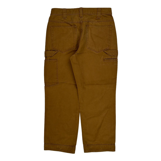 Amazon Cargo Trousers - 30W 28L Brown Cotton