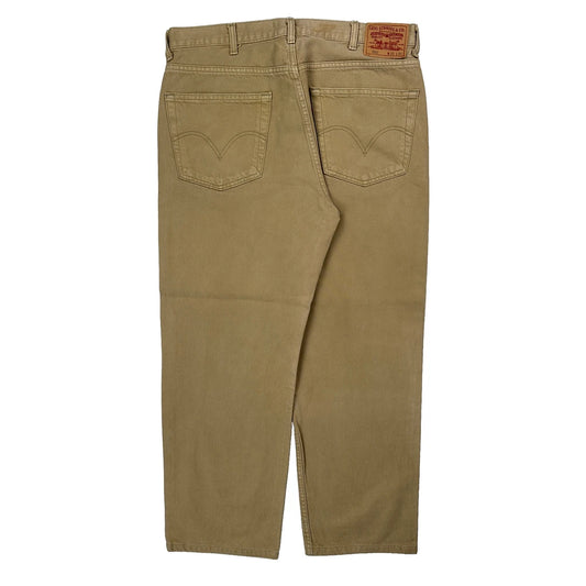 Vintage 550 Levis Jeans - 36W 29L Beige Cotton