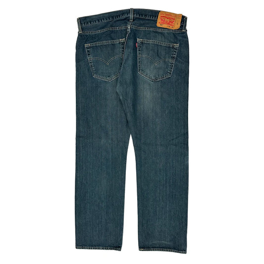 501 Levis Jeans - 36W 30L Blue Cotton