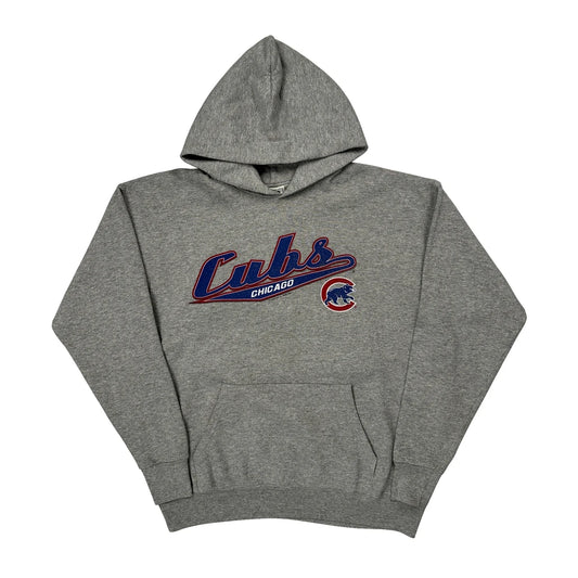Chicago Cubs Lee Sport Hoodie - Large Grey Cotton
