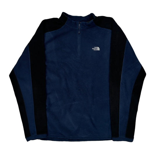 The North Face Fleece - Large Blue Polyester