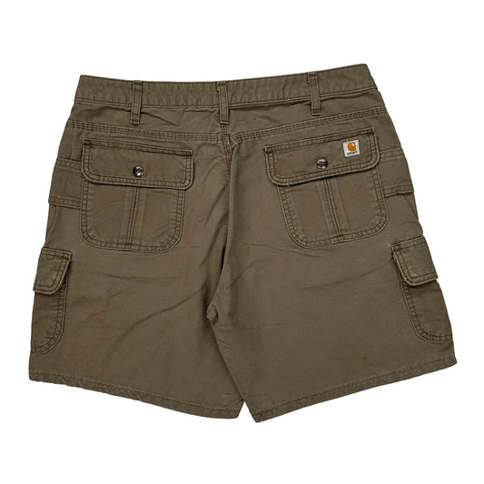 Carhartt Cargo Shorts - 32W 8L Brown Cotton