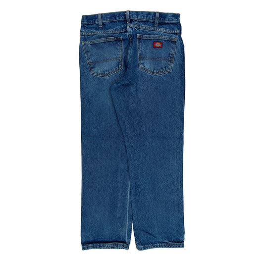 Dickies Jeans - 33W 30L Blue Cotton