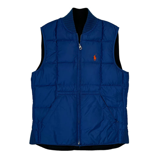 Polo By Ralph Lauren Vest - XS Blue Polyester