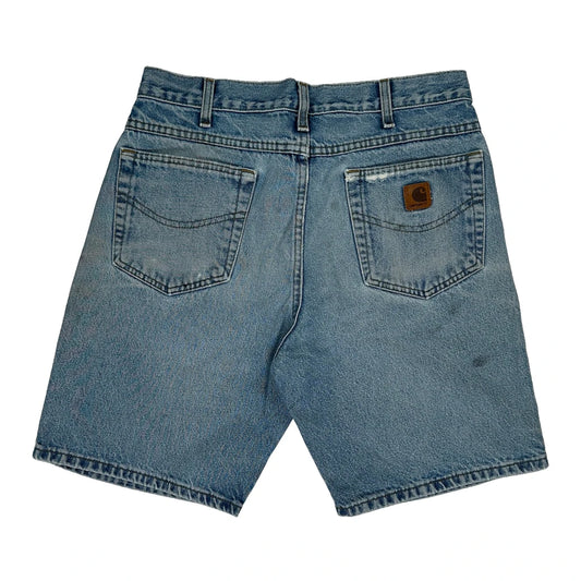 Carhartt Denim Shorts - 32W 9L Light Wash Cotton