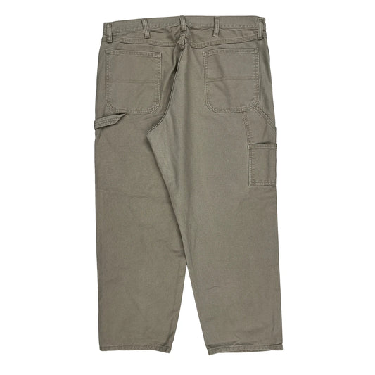 Carhartt Carpenter Trousers - 38W 30L Khaki Cotton