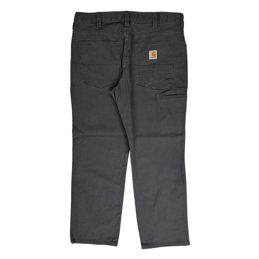Carhartt Carpenter Trousers - 34W 27L Grey Cotton