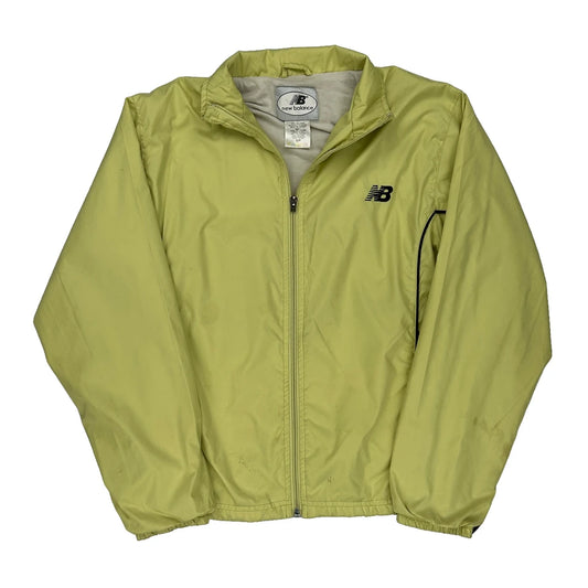 New Balance Windbreaker - Small Yellow Polyester