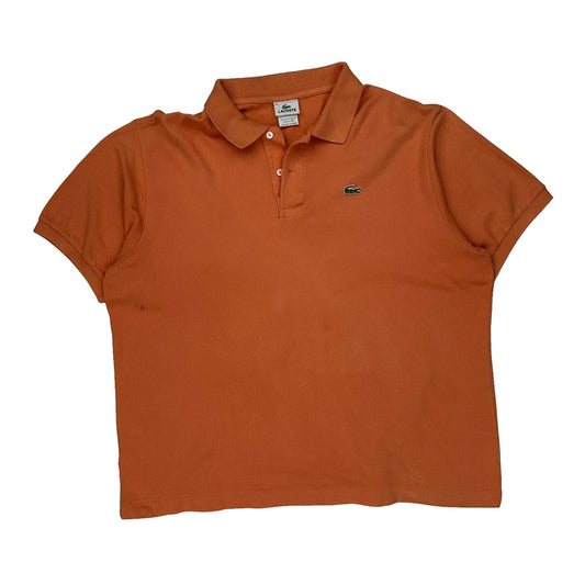 Lacoste Polo Shirt - 2XL Orange Cotton