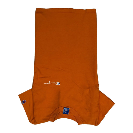 Age 14-16, Made In USA Champion T-Shirt - Large Orange Cotton