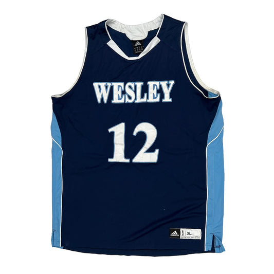 Adidas College Jersey - XL White Polyester