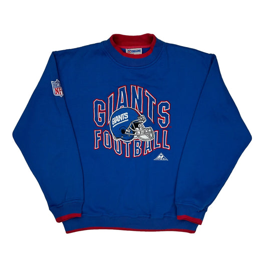 Giants Nfl Football Sweatshirt - Large Blue Cotton