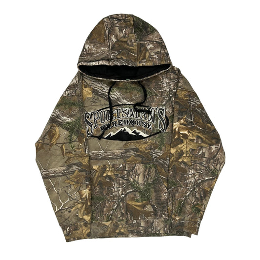 Sportsmans Warehouse Camo Hoodie - Medium Camo Cotton Blend