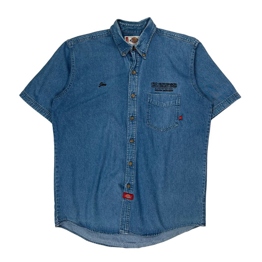Fred Hutchinson Cancer Research Center Dickies Denim Shirt - Large Blue Cotton