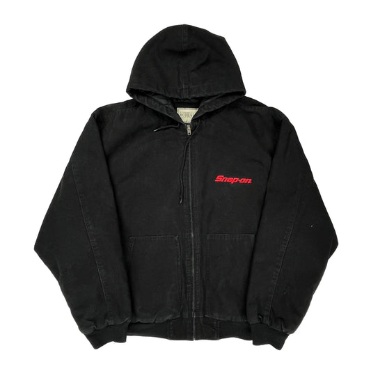 Snap On Jacket - 2XL Black Cotton