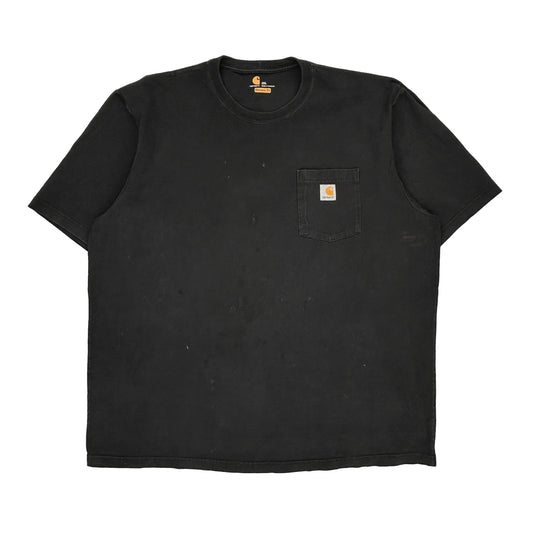 Unashamed Carhartt Graphic T-Shirt - 2XL Black Cotton