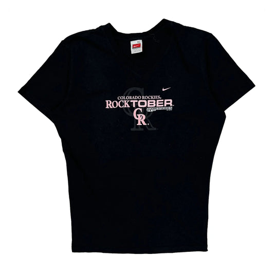 Colorado Rockies Nike Graphic T-Shirt - XL Black Cotton
