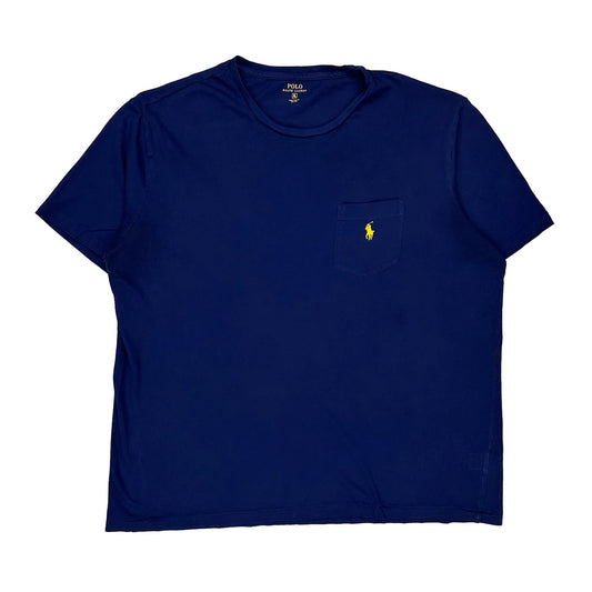 Polo By Ralph Lauren T-Shirt - XL Blue Cotton