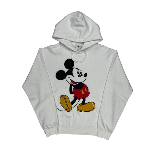 Disney Cartoon Hoodie - Medium White Cotton Blend