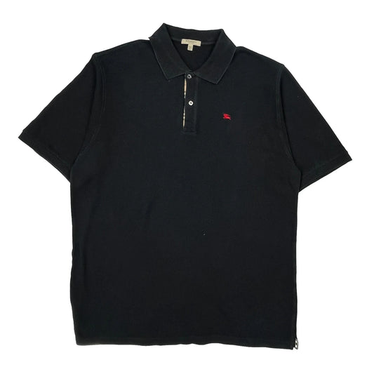 Burberry London Polo Shirt - 2XL Black Cotton