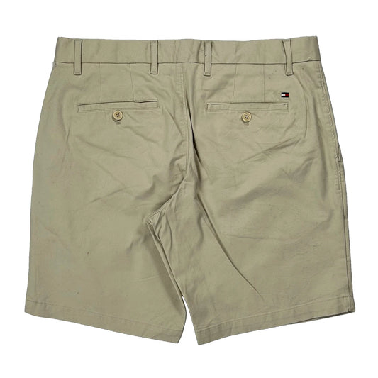 Tommy Hilfiger Chino Shorts - 33W 9L Beige Cotton
